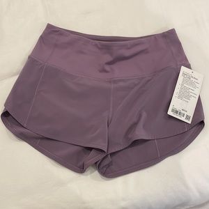 NEW lululemon speed up shorts 6
